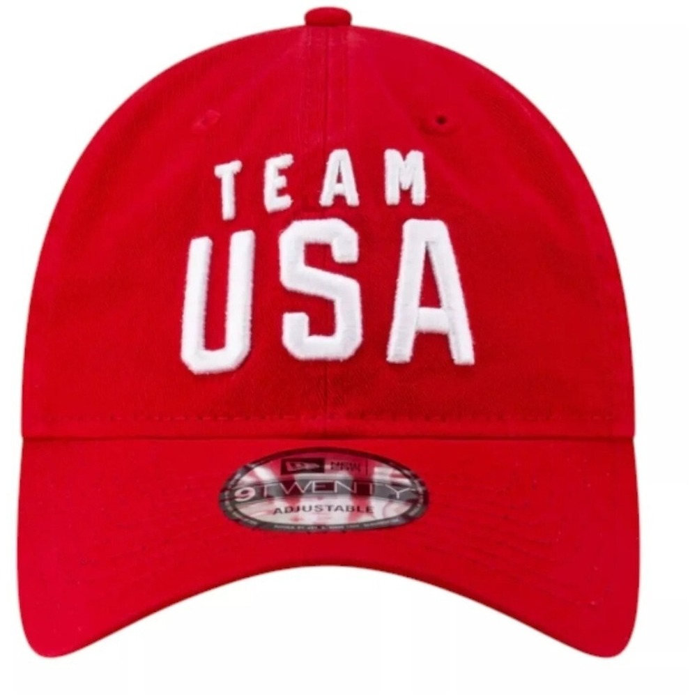 New Era Red Team USA 9TWENTY Adjustable Hat Cap